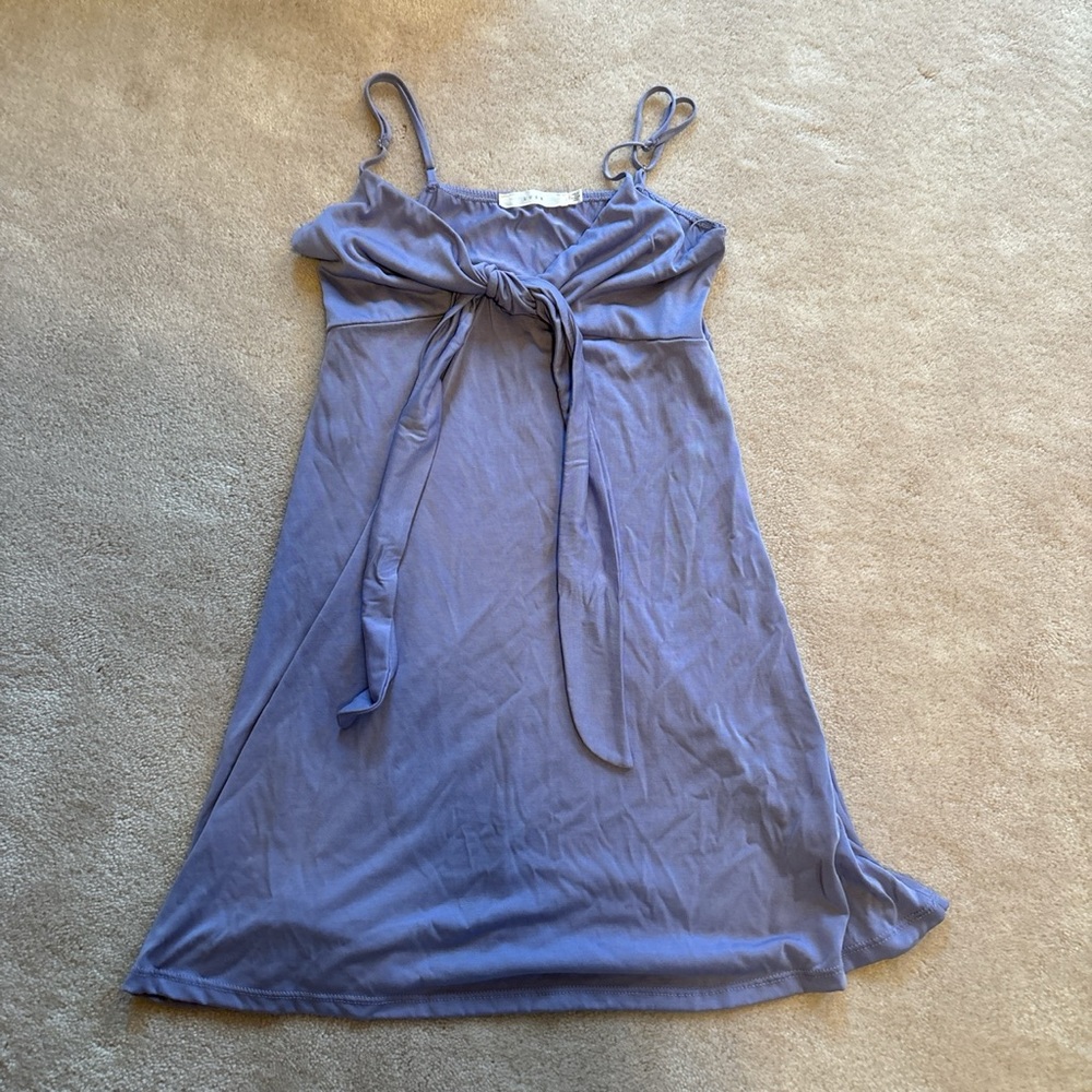 Purple mini dress